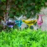 Outil de jardinage en verre pour un arrosage durable