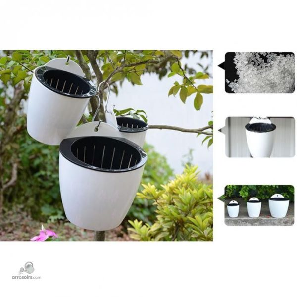 Méthode d'arrosage autonome pour plantes en pot