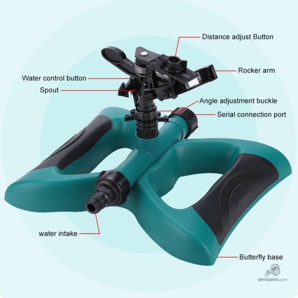 Asperseur de jardin pour une irrigation simplifiée