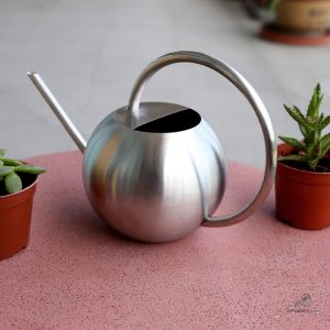Arrosoir acier avec poignée ergonomique pour un confort d'utilisation