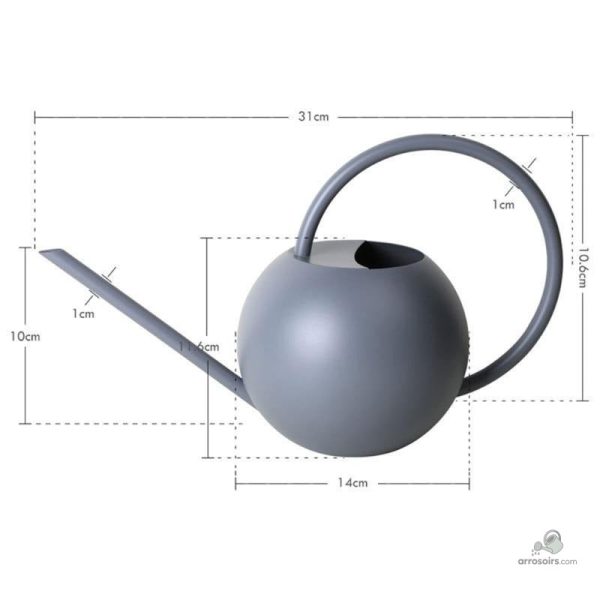 Arrosoir pratique au design épuré et bec fin