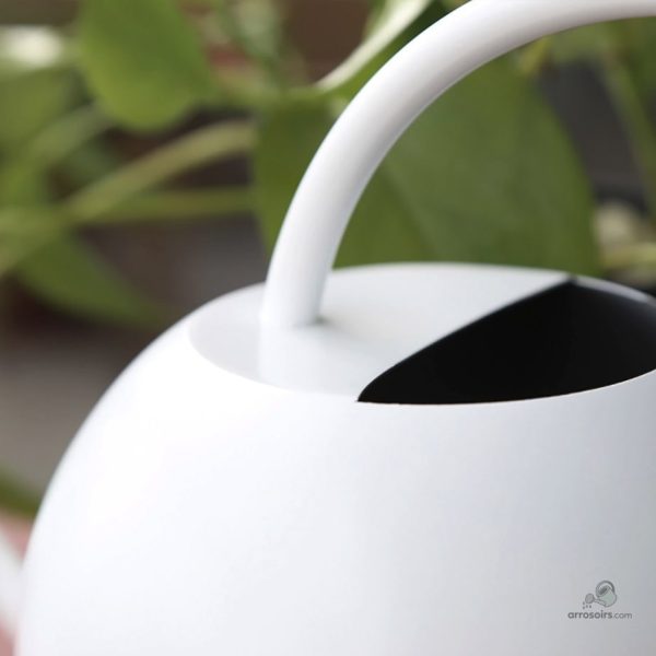 Arrosoir blanc, accessoire essentiel pour jardiniers