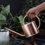 Arrosoir en cuivre élégant pour l'arrosage des plantes