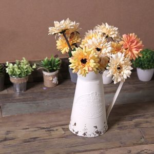 Accessoire décoratif pour mariage, arrosoir en métal