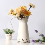 Élément décoratif mariage, arrosoir en acier