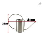 Arrosoir au style épuré en inox, idéal pour l'intérieur et l'extérieur