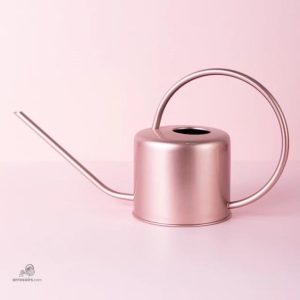 Arrosoir Rose Gold élégant pour l'arrosage des plantes