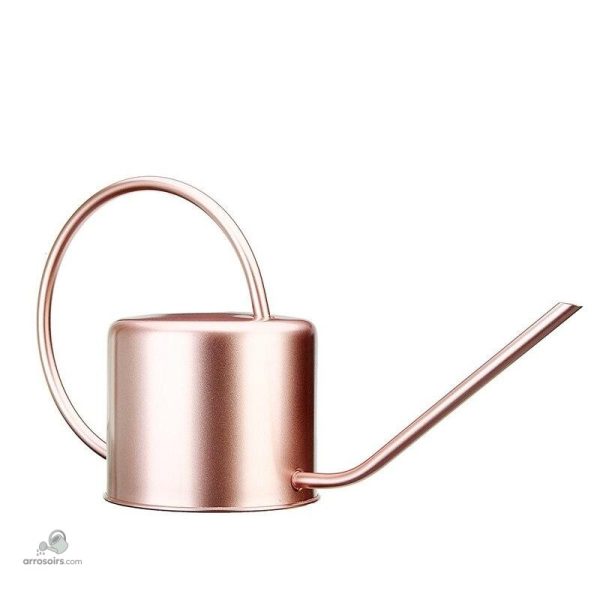 Pratique et chic, arrosoir rose gold pour le jardin