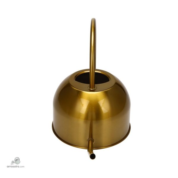 Arrosoir décoratif doré, parfait pour arroser avec style