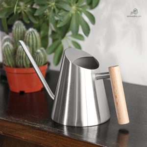 Arrosoir en bois naturel pour le jardinage