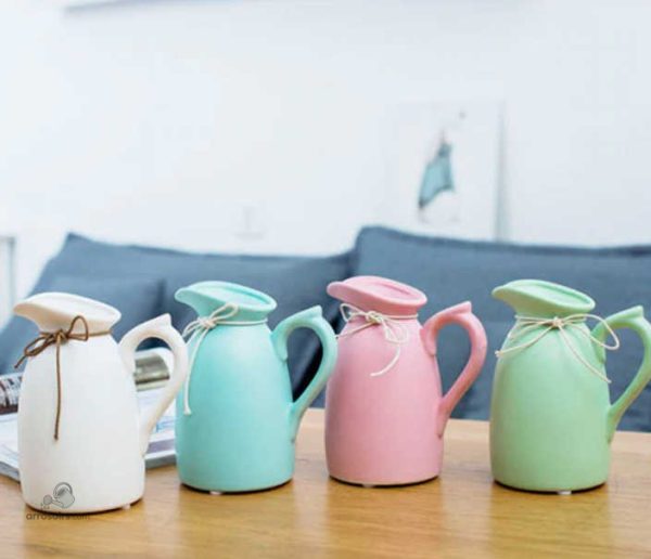 Accessoire de jardin : arrosoir en céramique stylé