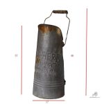 Accessoire décoratif : arrosoir galvanisé au charme d'antan