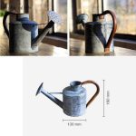 Arrosoir en métal au style rétro, idéal pour le jardin