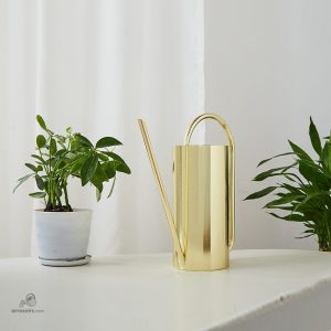 Arrosoir doré de luxe pour un arrosage stylé