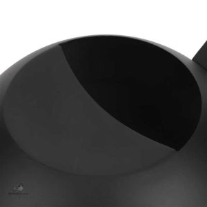 Design moderne d'arrosoir d'intérieur noir