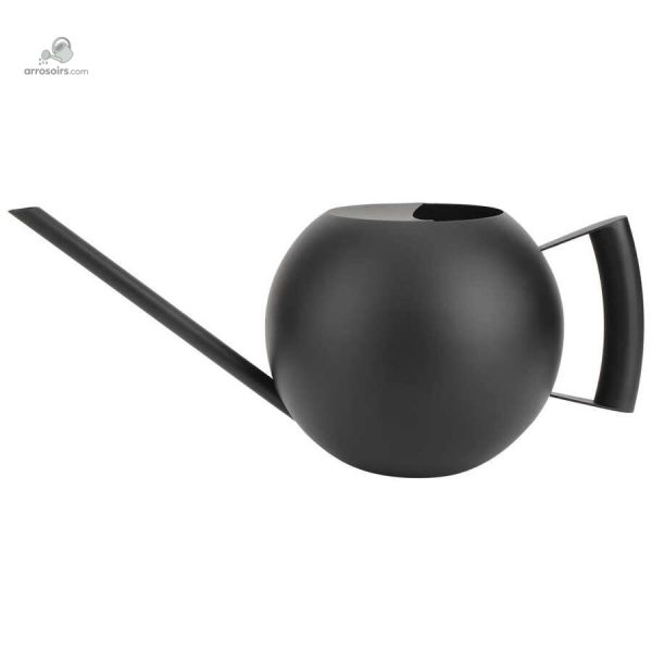Pratique arrosoir noir pour les petits espaces