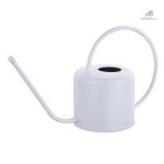 Arrosoir compact en métal blanc, idéal pour les petites plantes