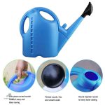 Arrosoir en plastique, capacité 5L, couleur bleue