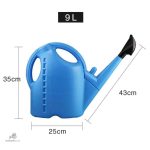 Arrosoir bleu 5L, parfait pour le jardin et les pots de fleurs