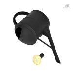 Accessoire jardin noir, arrosoir en plastique durable