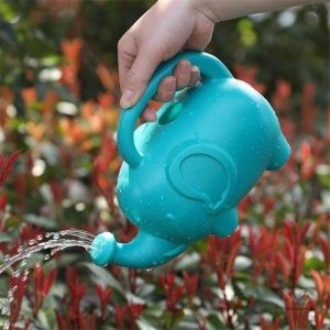 Arrosoir enfant éléphant bleu, idéal pour le jardinage