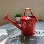 Arrosoir rouge, accessoire de jardinage fonctionnel