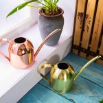 Accessoire jardin doré et cuivré
