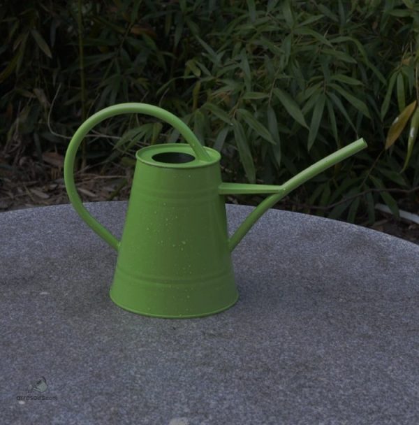 arrosoir-vert-metal-1 Arrosoir vert en métal pour un arrosage pratique et élégant