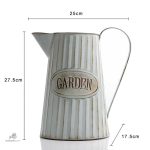 Accessoire de jardin en métal, style ancien charmant