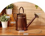 Outil de jardin vintage en finition cuivrée
