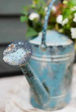 Arrosoir en métal pour jardin