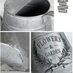 Arrosoir en métal pour un style vintage dans votre jardin
