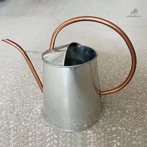 arrosoir-zinc-metal-1 Arrosoir en zinc et métal pour l'entretien des plantes