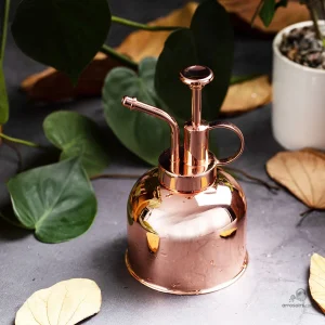 Vaporisateur décoratif en cuivre pour jardinage