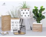 Cache pot léger en papier recyclé