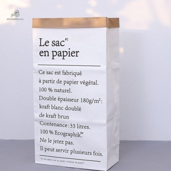 Cache pot en kraft pour plantes