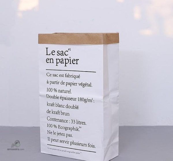 Cache pot en papier recyclé pour jardin