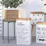 Cache pot en papier pour petites plantes