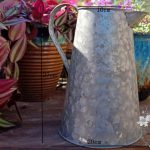 Arrosoir en zinc, parfait pour la décoration intérieure