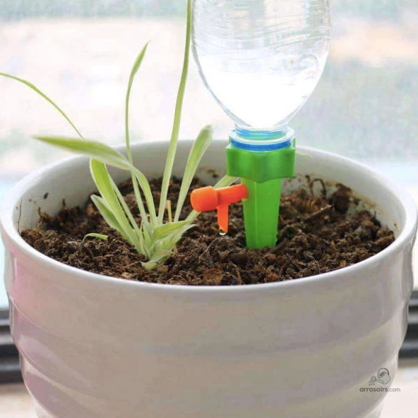 copie-de-arrosage-goutte-a-goutte-1 Lot de 6 arroseurs autonomes pour un jardin bien arrosé