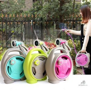 Dévidoir pour tuyau d'arrosage, solution de rangement efficace