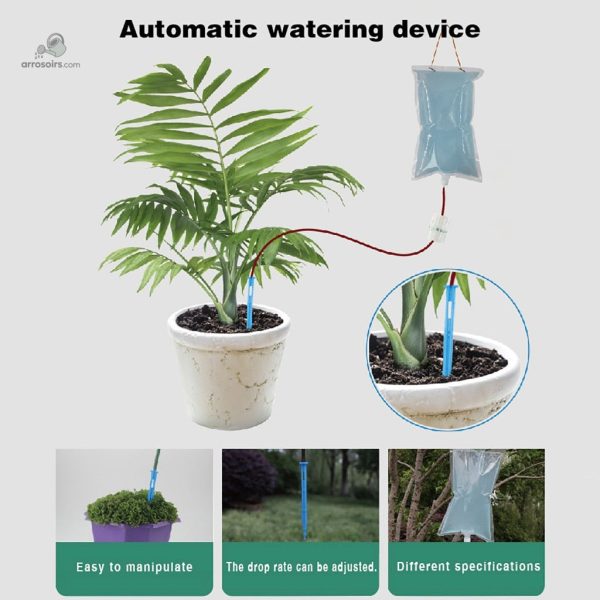 Système d'arrosage goutte à goutte pour entretien facile des plantes
