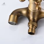 Design fonctionnel de robinet de jardin pour un usage quotidien