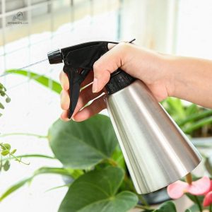 Flacon en inox pour vaporisateur de plantes