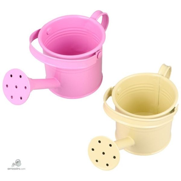 Lot de 2 arrosoirs en métal pour une utilisation facile