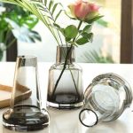 Petit vase en verre pour soliflore