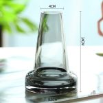 Petit vase en verre, accessoire de décoration chic