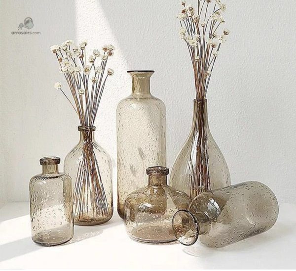 Dame Jeanne en verre coloré pour décoration intérieure