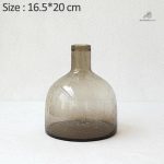 Vase en verre, design Dame Jeanne compact