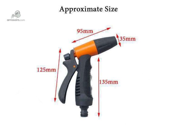 Pistolet d'arrosage ergonomique pour le jardinage quotidien